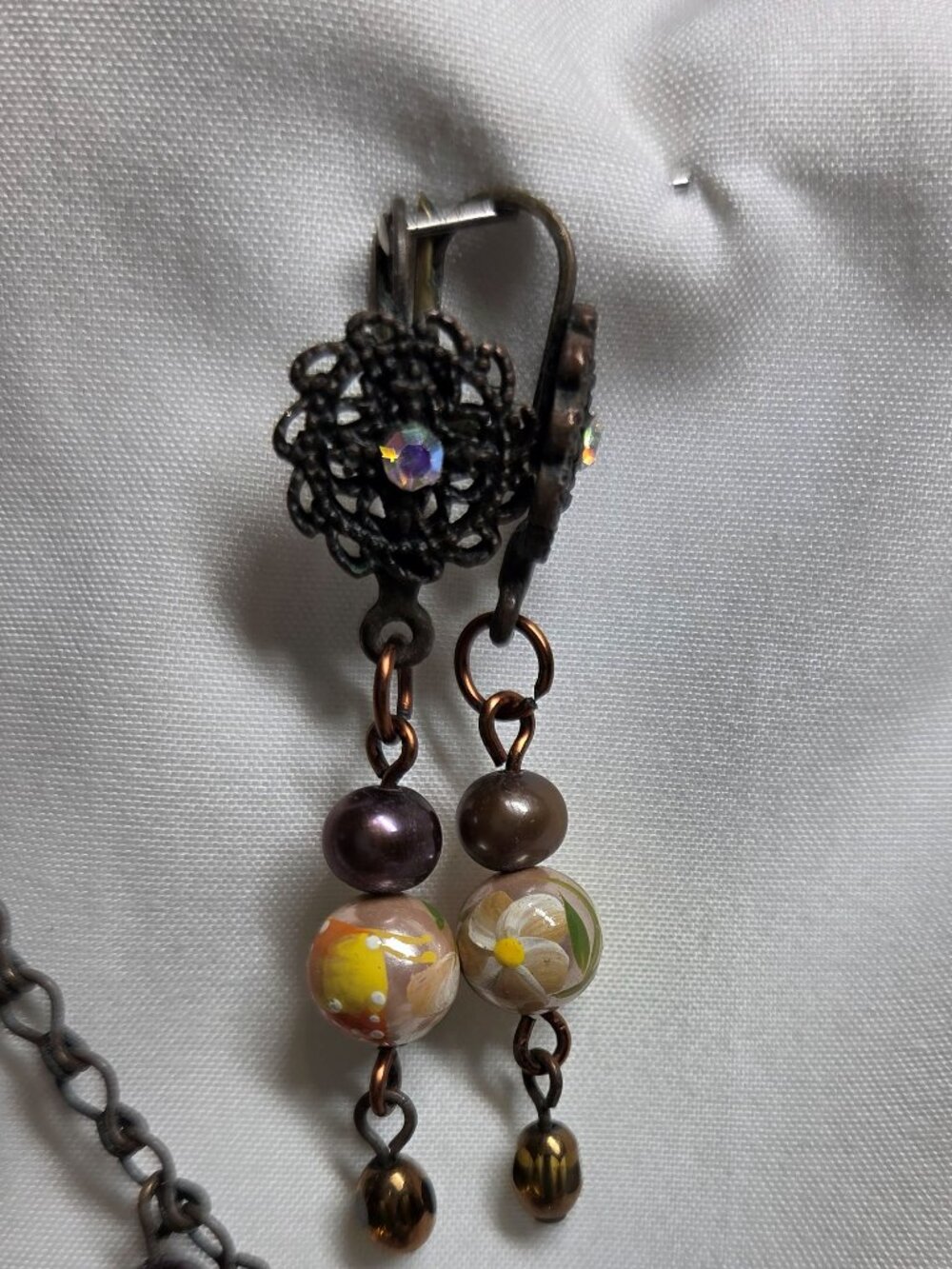 Vintage hand made necklace - Picture 2 of 3